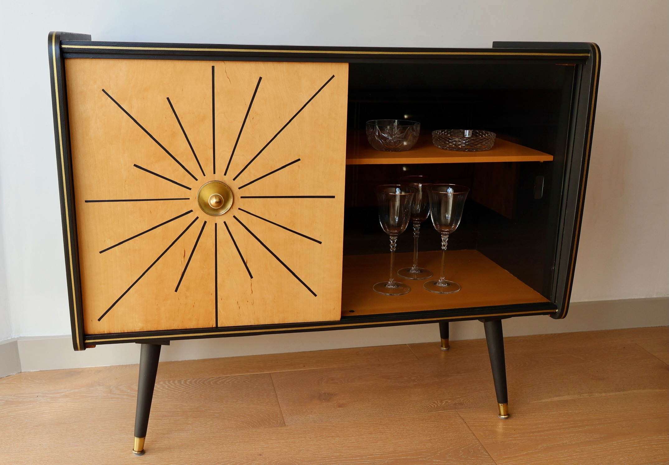 Sunburst Bar Cabinet
